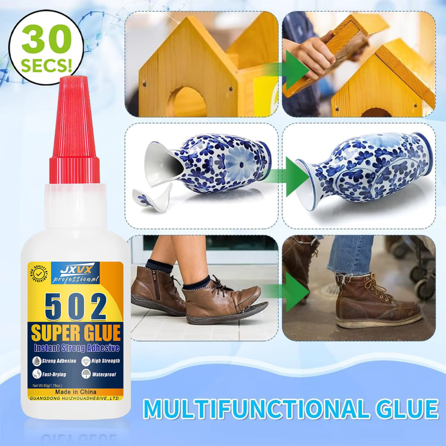 Superkleber 502 Cyanacrylat-Klebstoff für Metall, Kunststoff, Holz, Glas, Keramik, Leder und Gummi - Bild 4