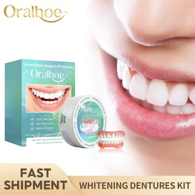 Oralhoe Veneers Set, obere und untere Zahnprothesen, weich - Bild 1