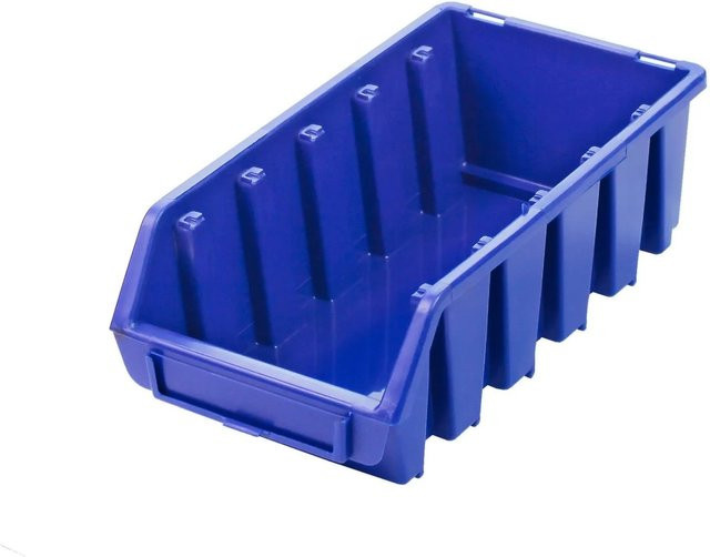 PROREGAL Sichtlagerbox aus Polypropylen in Blau, H x B x T: 7,5 x 11,6 x 21,2 cm - Bild 1