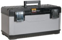 Stanley FatMax Werkzeugbox aus Metall und Kunststoff in Schwarz und Grau, B/T/H: 49,7 x 29,3 x 29,5 cm - Bild 1