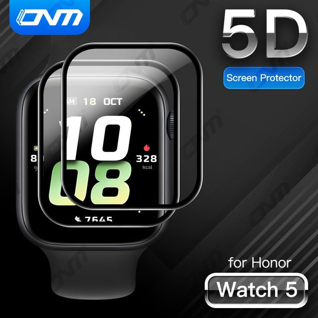 ONM Displayschutzfolie für Huawei Honor Watch 5, transparent, Unisex - Bild 1