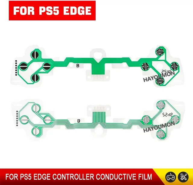 Royaldraid Ersatz-Flexkabel Tastenband Leiterplatte für PS5 Edge Controller Tastatur, Gaming-Zubehör, Grün - Bild 1