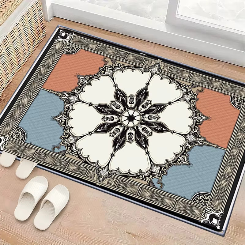 RAKKS Kristallteppich im marokkanischen Stil, modern und rechteckig, Multicolour - Bild 5
