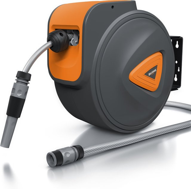 Brandson Schlauchbox mit 20 m Gartenschlauch und Aufrollautomatik, Schlauchdurchmesser: 13 mm - Bild 1
