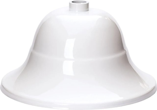 Orion Lightstyle Baldachin Flämisch in Weiß und Messing, Durchmesser: 110 mm - Bild 1