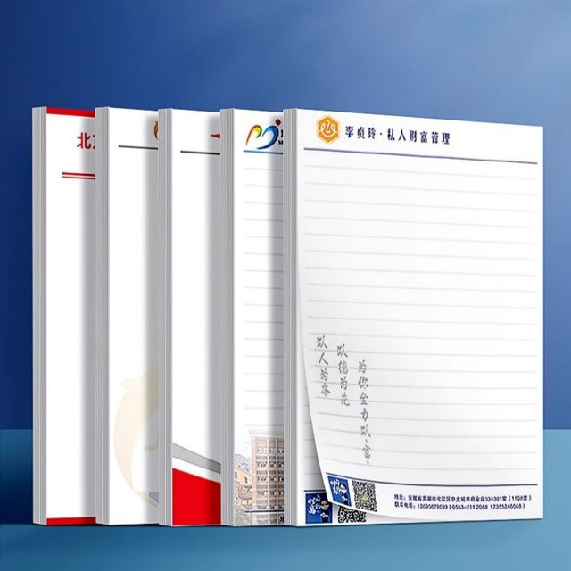 Personalisiertes Notizpapier mit individuellem Briefkopfdruck und Firmenlogo in Weiß, Format A6 - Bild 1