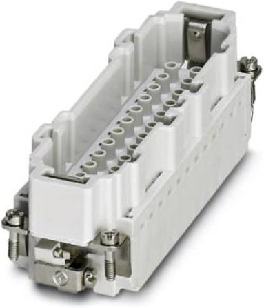 Phoenix Contact Stifteinsatz HC-B 24 Crimpen in Weiß, Artikelnummer 1648335 - Bild 1