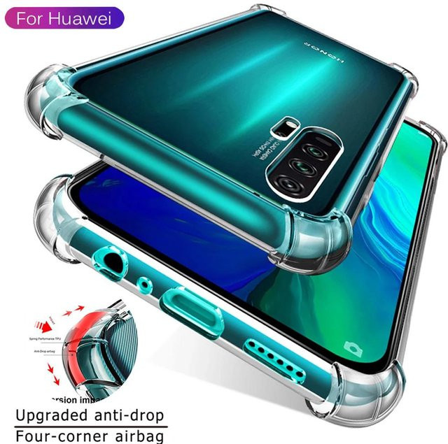 Stoßfeste Silikon-Handyhülle für Huawei P30 Pro, P20 Lite und P30 Lite in Transparent - Bild 1