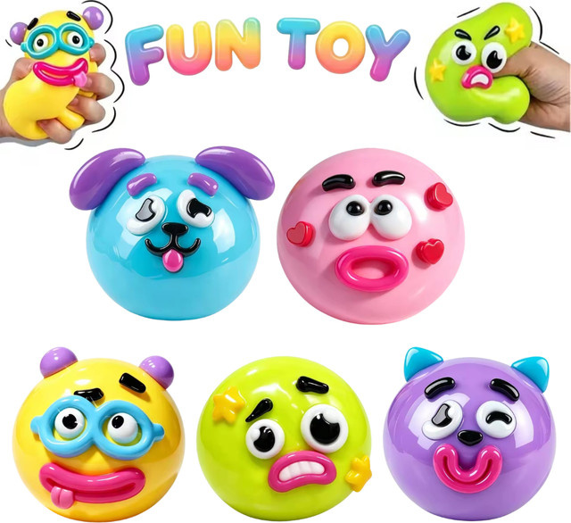 Smushers Squishy DIY Blind Box, Hundegesicht-Wechsel, Quetschfigur - Bild 1