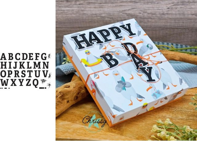 Happy Cutting Dies und Stempel von ziyu für DIY-Scrapbooking und Fotoalben, dekorative Prägung in Multicolour - Bild 1