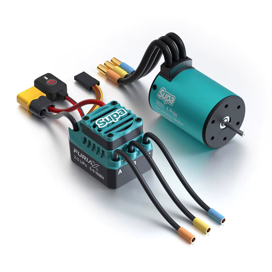 SKYRC FuriaX Supa 3650 Bürstenloser Motor ESC Combo, 60 A, 2-3S LiPo, 3,175 mm Welle - Bild 3
