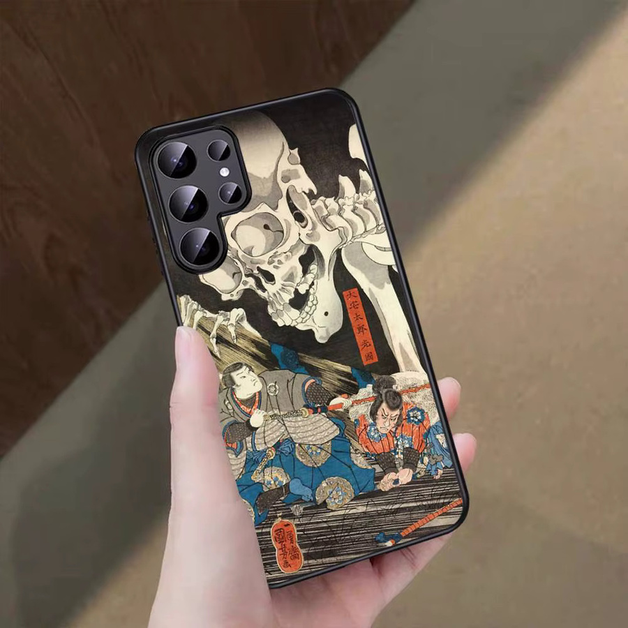 Utagawa Kuniyoshi Ukiyoe Kunst Handyhülle für Samsung Galaxy S25 S24 S23 S22 S21 S20 S10 S9 Plus Ultra FE Note 20 in Multicolour - Bild 2