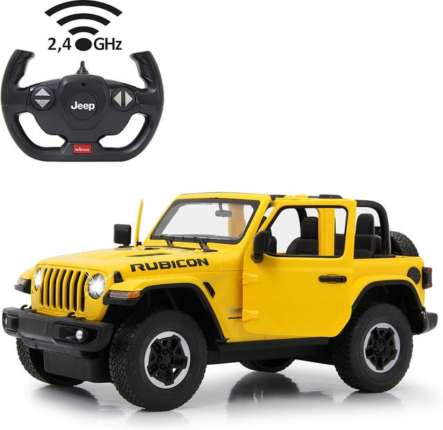 Jamara Jeep Wrangler JL ferngesteuertes Auto 1:14 gelb ab 6 Jahren - Bild 3