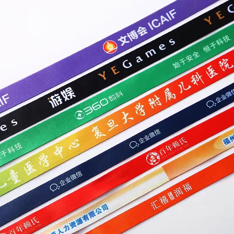 100 Stück Individuell bedruckte Lanyards von Gryan in Lila, 1,5 cm Breite für Schlüssel, Logos und Ausweise - Bild 2