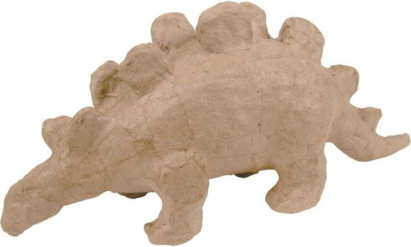 Décopatch Stegosaurus Dinosaurier Pappmachéform braun