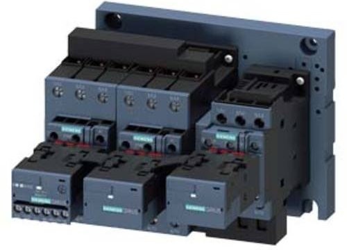 Siemens Stern-Dreieck-Kombination 3RA2435-8XE32-1NB3 mit 3 Schließern, 690 V/AC, grau - Bild 1