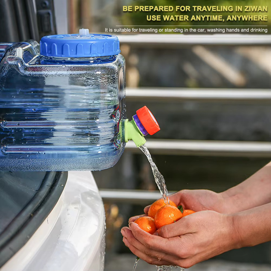 ALLOYSEED Outdoor-Wassereimer für Camping und Reisen, lebensmittelechter Wasserspeicher in transparent, 10 l oder 5,5 l - Bild 6