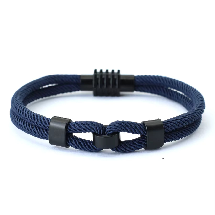 Noter Herren-Schnurarmband, 4 mm, Modern - Bild 2