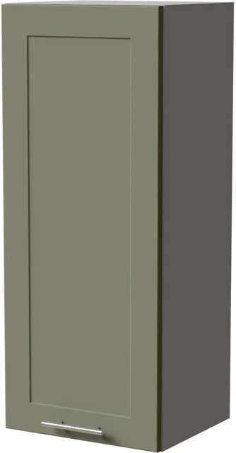 Feldmann-Wohnen Hängeschrank Oslo W4/40 in Grau und Reed Green Matt, B/T/H: 40 x 32,5 x 96 cm - Bild 1