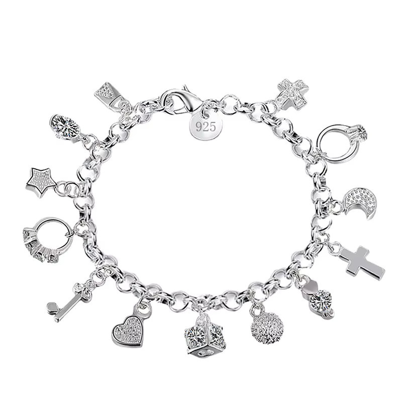 YAAMELI Armband 925 Sterling Silber, Farbig, Damen - Bild 2