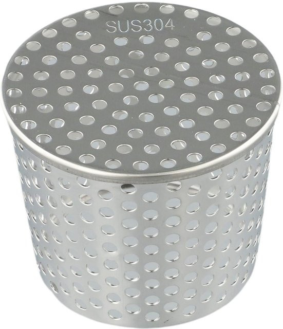 Home Dec Laubfänger aus 304 Edelstahl für Dachrinnen-Schutz, Farbe: Silber, Durchmesser: 90-100 mm - Bild 1