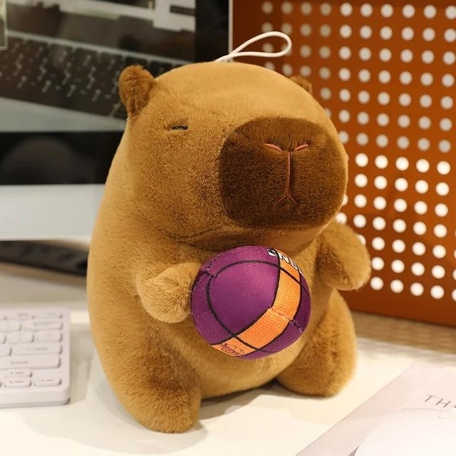 Yiran Health & Beauty Capybara Plüschtier, 25cm, Braun, Bunt / Mehrfarbig - Bild 1