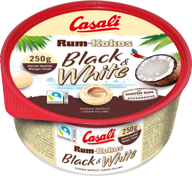 Casali Rum-Kokos Dragees Black & White 250 g - Bild 1