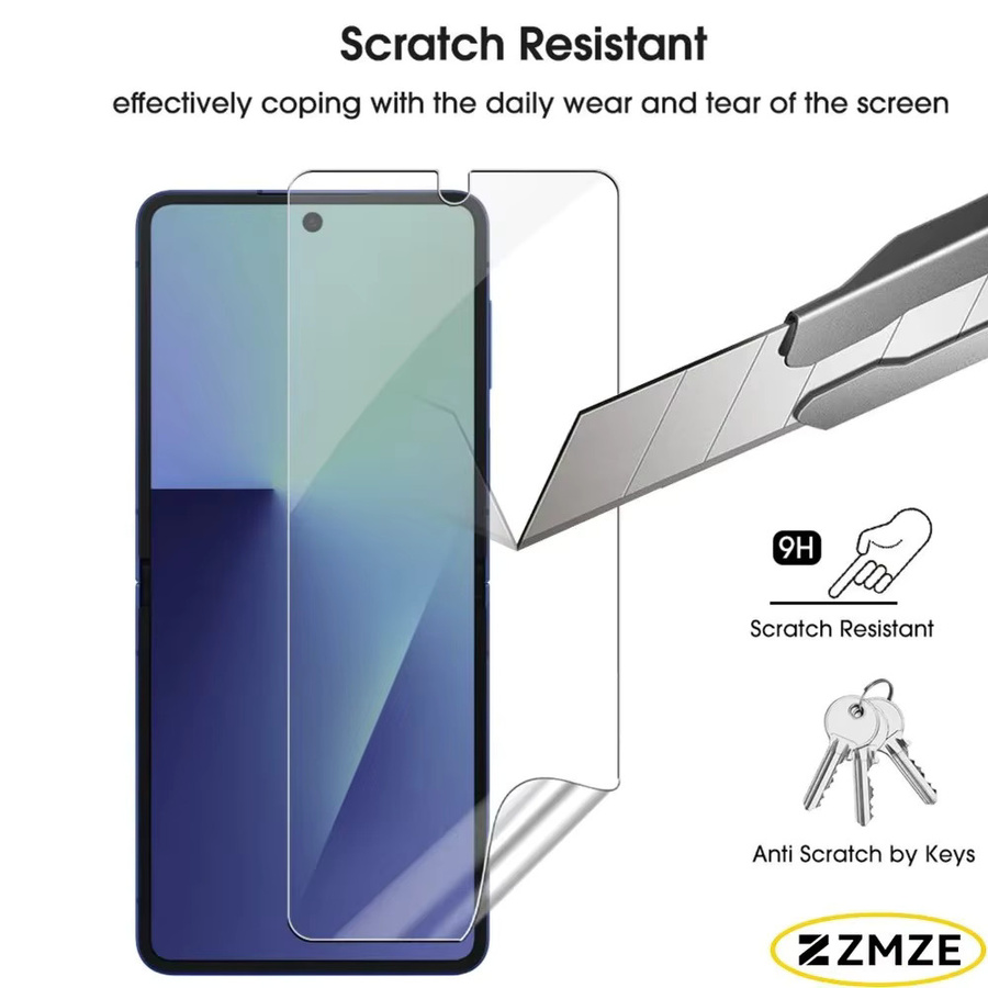 4 Stück transparente Hydrogel-Displayschutzfolien für Motorola Moto G45 G42 G41 G40 Fusion G36 G35 G34 G32 G31 G30 Serie - Bild 2