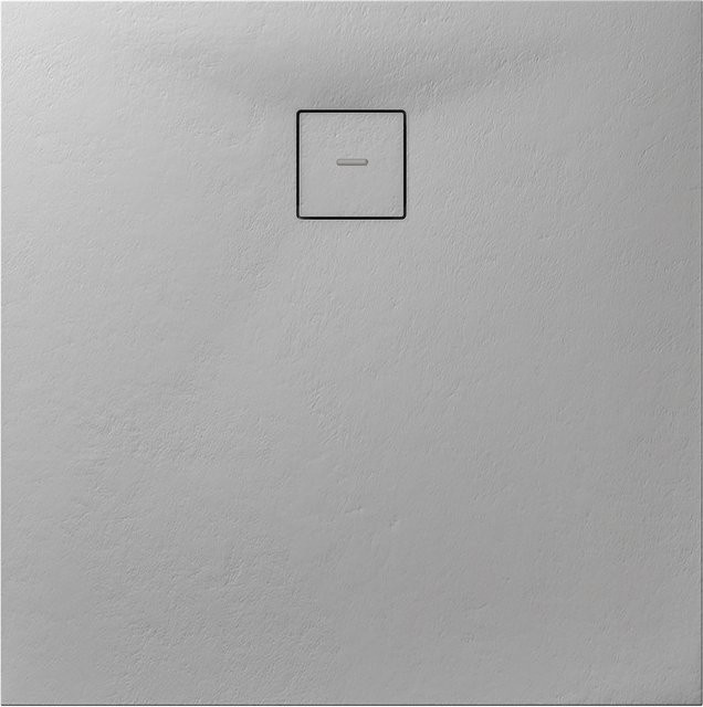 Breuer Duschwanne Modern Line aus Mineralguss in Steinoptik, quadratisch, Steingrau, B/T: 120 x 120 cm - Bild 1