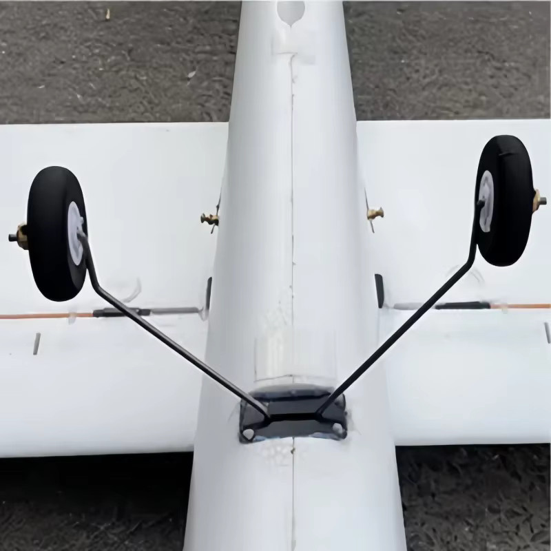 CHUZHAN Surfer X8 Starrflügelflugzeugzubehör, Fahrwerk, Metall, Schwarz - Bild 2