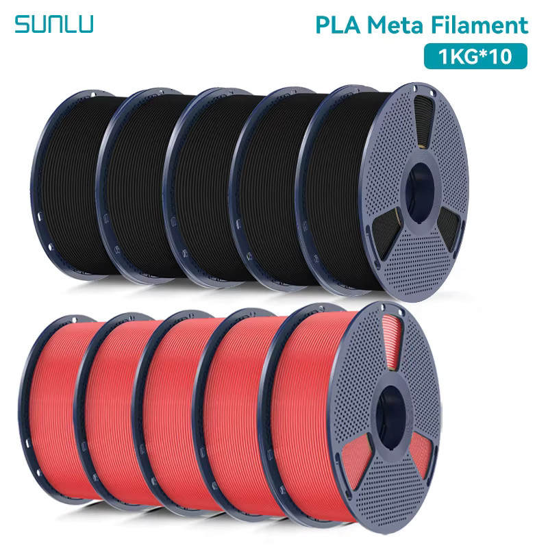SUNLU PLA Meta 3D-Drucker-Filament 1,75 mm in Macaron-Farben, 10 kg (10 x 1 kg Rollen) - Bild 5