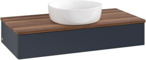 V&B Waschtischunterschrank Antao ohne Frontstruktur, Wandmontage, Lackiert, B/T/H: 100 x 50 x 19 cm - Bild 1