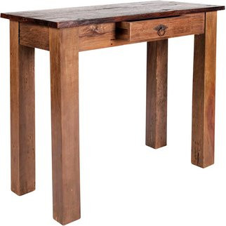 SIT Telefontisch SEADRIFT aus Teakholz in Beige und Braun, B/T/H: 80 x 40 x 78 cm