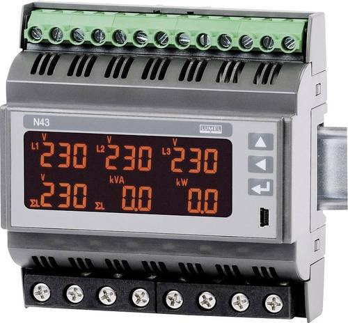 Lumel N43 12100 M1 Universalmessgerät in Grau - Bild 1