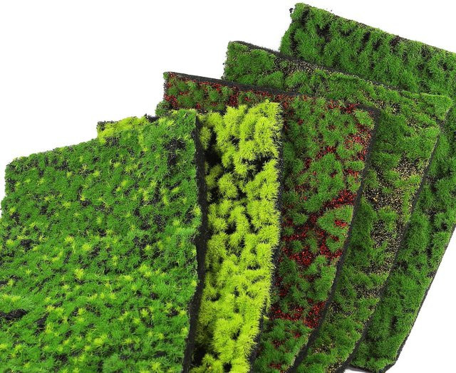 Evemodel Künstliches DIY Moos Büschel Gras, Rasen Teppich, Grün - Bild 1