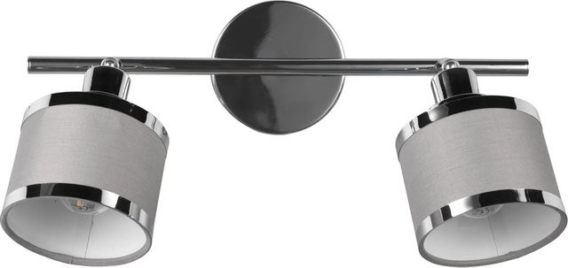Trio Spot 2er Arosa LED Deckenleuchte in Chrom und Grau - Bild 1