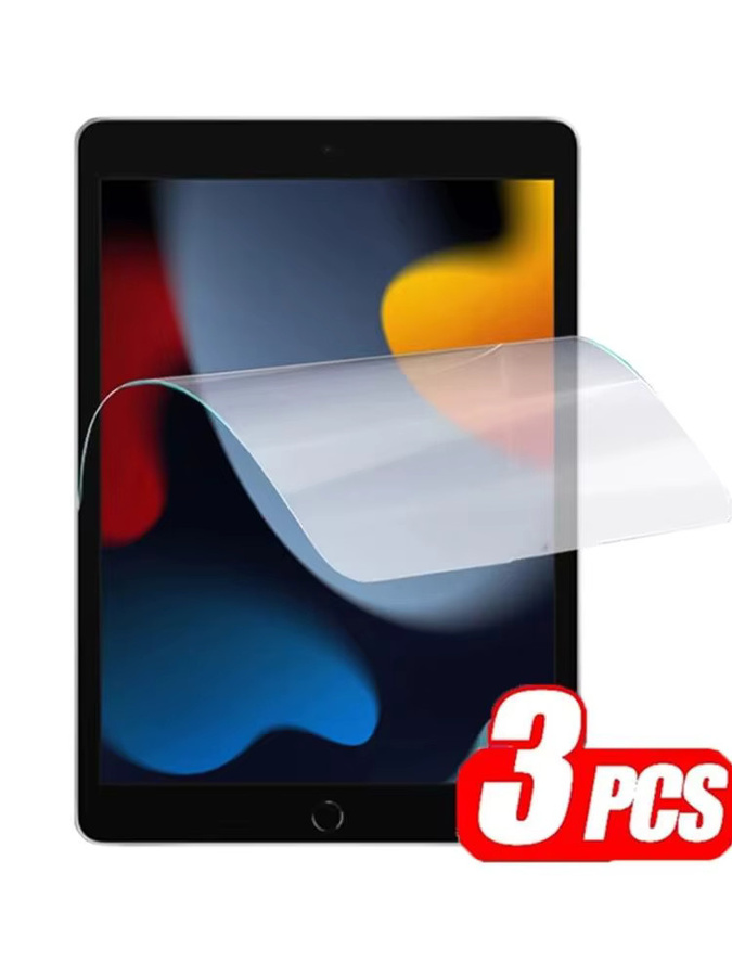 3er-Set weiche PET-Displayschutzfolien für Apple iPad Modelle, transparent, Vollbildschutz - Bild 6