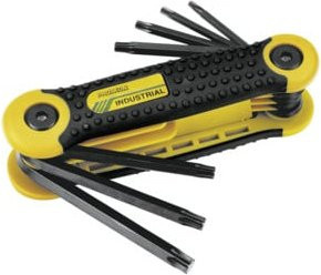 Proxxon TX Pocketschlüsselsatz Torx, 8-teilig, Schwarz-Gelb - Bild 1