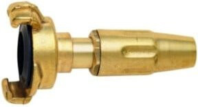 GEKA Spritzdüse mit Flow Control und Multi-Pattern-Funktion aus Messing in Gold, 13 mm - Bild 1