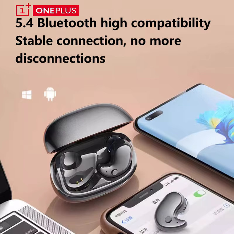 OnePlus Schlaf-Kopfhörer kabellose Bluetooth Semi-in-Ear Mini in Weiß - Bild 4
