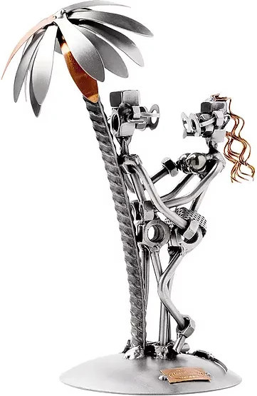 Schraubenpaar Love on the beach von Hinz & Kunst in Silber aus Metall - Bild 1