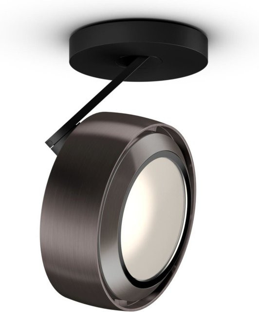 Occhio Più R alto 3d up VOLT LED-Deckenstrahler in Schwarz Matt mit transparentem Glas-Cone und warmweißem Licht (2700K) - Bild 1
