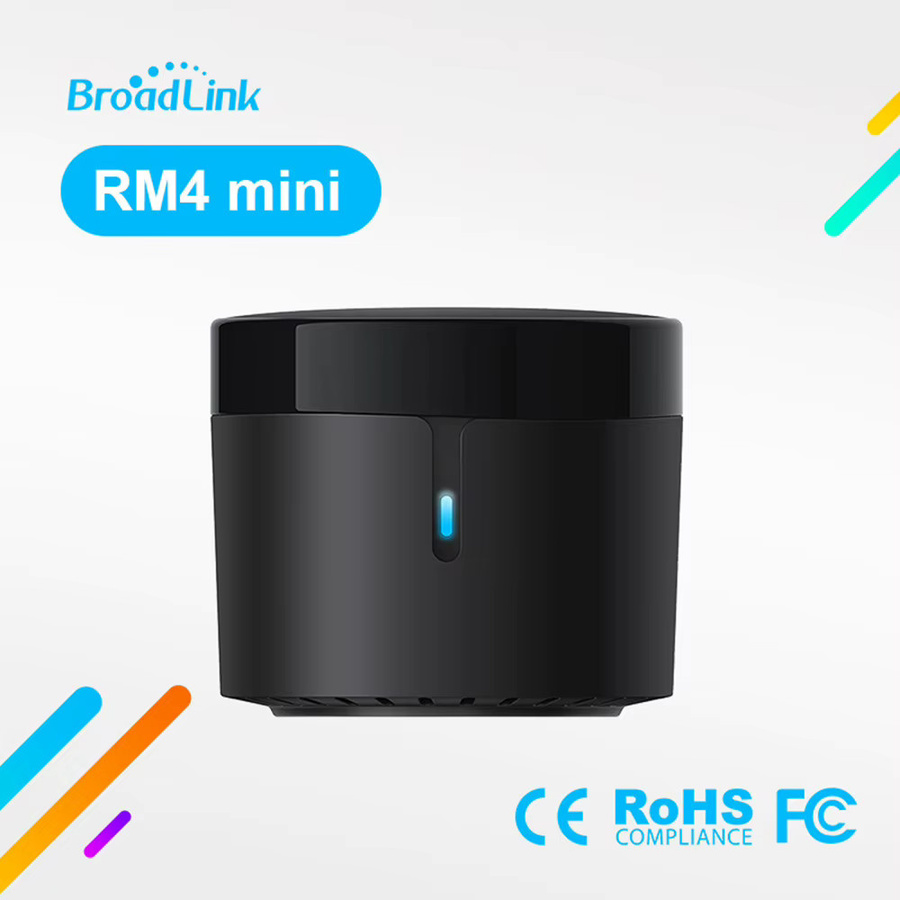 Broadlink RM4 Mini Smart Infrarot Fernbedienung mit USB-Adapter, Schwarz, Sprachsteuerung via Alexa und Google Home kompatibel - Bild 3