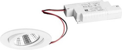 Brumberg LED Einbau- und Aufbaustrahler Weiß, dimmbar, 6 W, Warmweiß - Bild 1