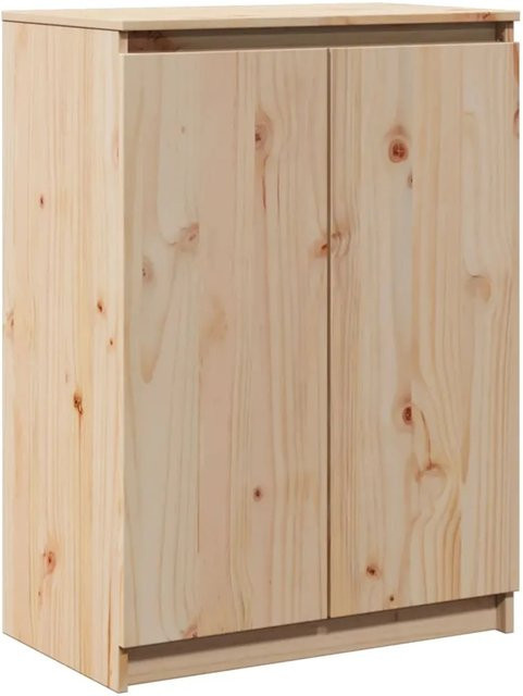 vidaXL Sideboard aus Massivholz Kiefer in Braun, B/T/H: 60 x 36 x 84 cm - Bild 1