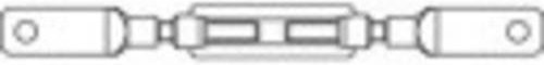 TOOLCRAFT Spannschlossmutter M16 aus Stahl, galvanisch verzinkt, Farbe: Silber - Bild 1