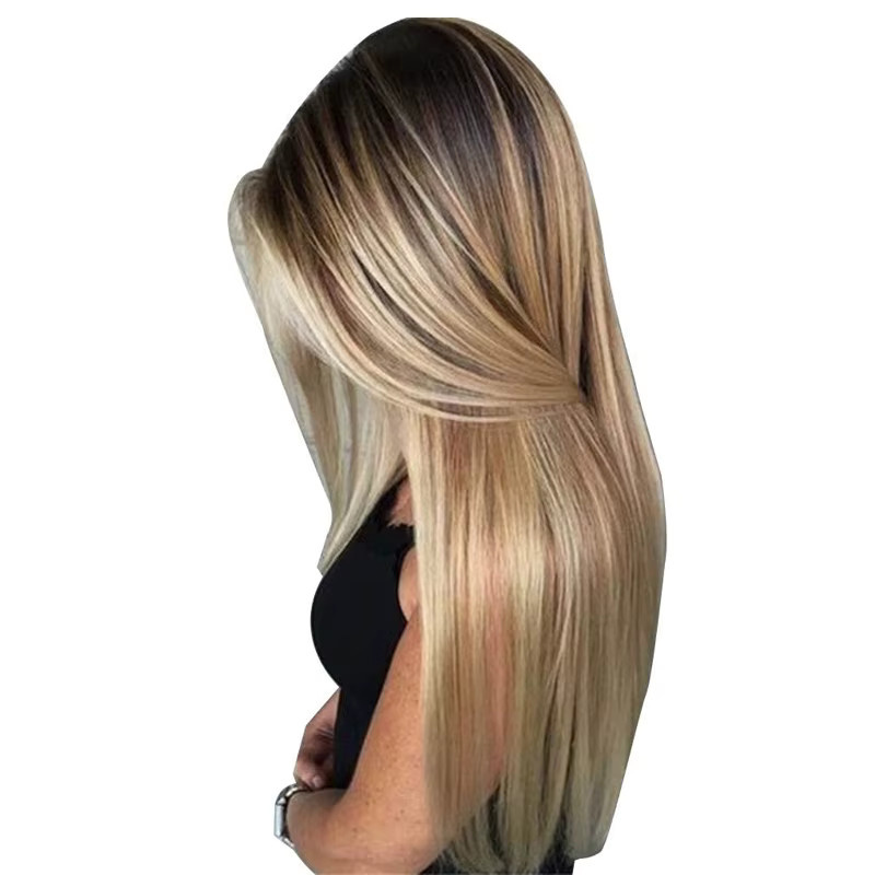 Frequeback Perücke, blonde Kunsthaar-Perücke für Damen, 72 cm - Bild 2