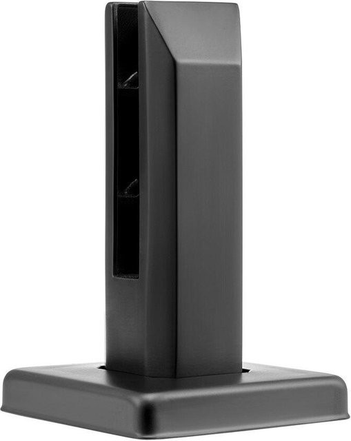 10er Set quadratische Glasklemmen von Buying Solutions, MB, Geländerhalter aus Edelstahl in Schwarz für Glasstärken von 8 mm bis 12 mm - Bild 1