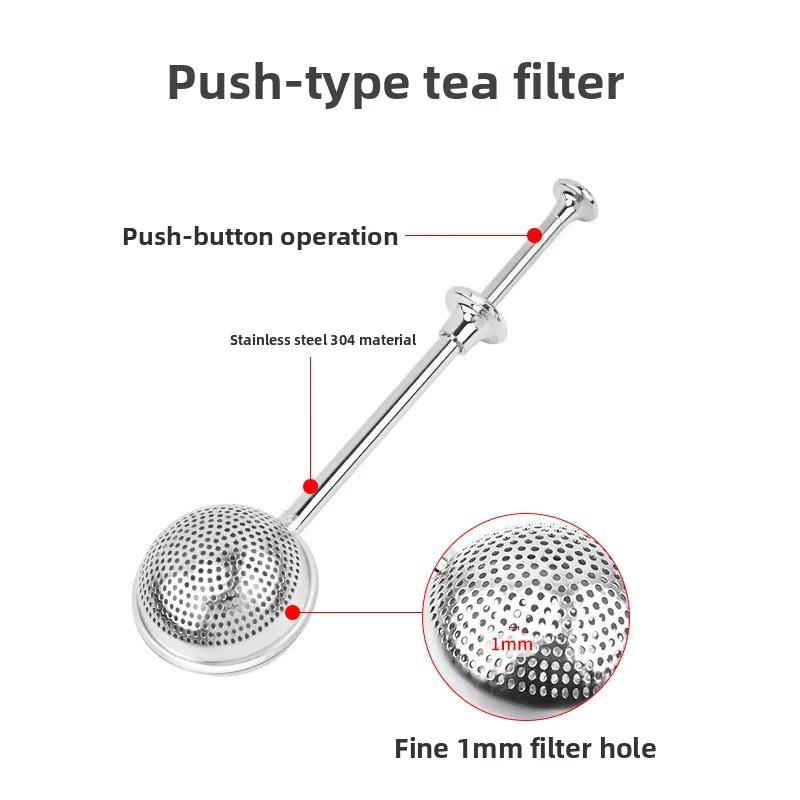Wiederverwendbares Tee-Ei aus Edelstahl mit Mesh-Filter in Silber für losen Tee und Kräuter - Bild 2
