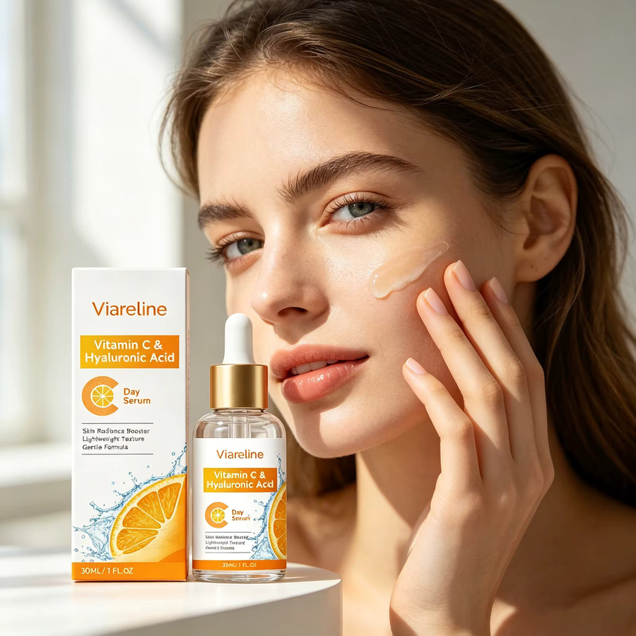 Viareline Vitamin C Serum mit Hyaluronsäure, 30 ml, Unisex - Bild 2